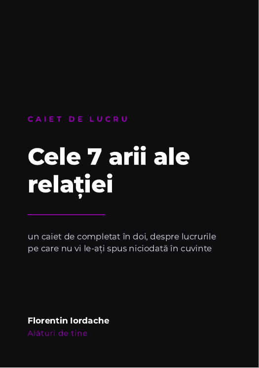 Coperta „Cele 7 arii ale relației”