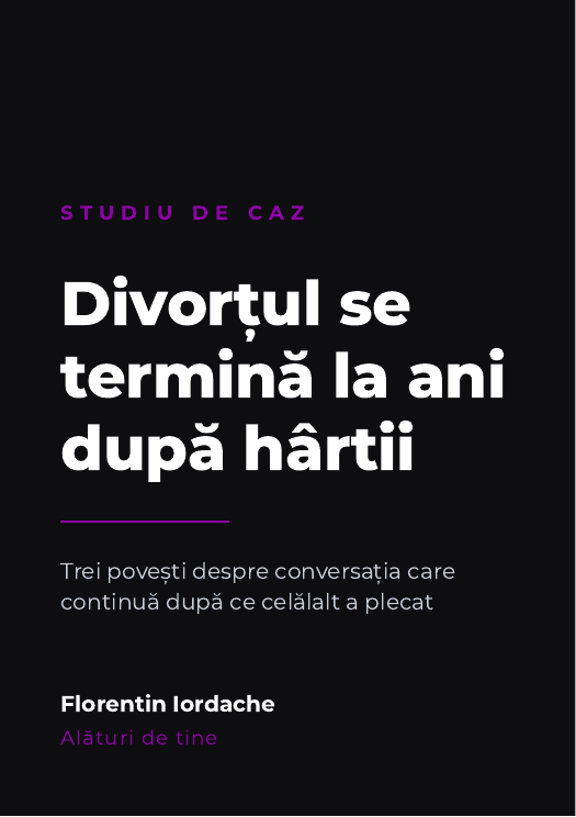 Divorțul se termină la ani după hârtii